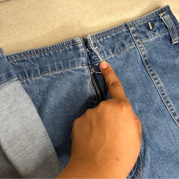 Veronica Beard Jeans Bright Lakeshore Agee Skort Bright Lakeside Size 10 - Picture 7 of 14